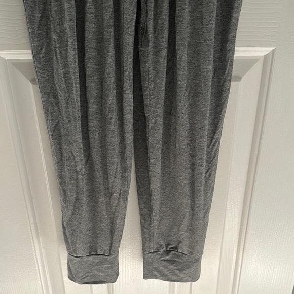 Aerie Gray Soft Razorback Lounge Romper with Drawstring Waist Women’s Small - Picture 4 of 13